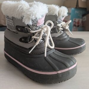 London Fog Girls Snow Boots, Size 10